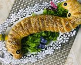 A picture of step 6 of Caterpillar 🐛 Chicken Bread.