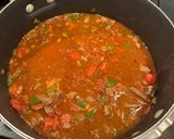 A picture of step 5 of Brisket Chili.