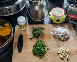 A picture of step 4 of Dal palak (spinach dal).