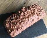 Une image de l'étape 6 de Cake marbré glaçage rocher.