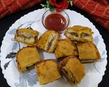 A picture of step 6 of Lunch Box (Bread Pakoda).