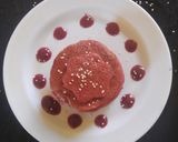 A picture of step 5 of Beet banana pan cake.