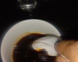 A picture of step 1 of Dalgona cold coffee.