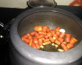 A picture of step 1 of Carrot soup.