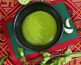 A picture of step 3 of Green Garlic Chutney/ Hare Lahsun Patta Ki Chutney/ Green Garlic Coriander Chutney.