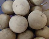 A picture of step 1 of Sapodilla walnut halwa.