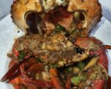 Foto langkah ke 3 dari resep Stir fry fresh pepper crab.