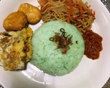 Foto langkah ke 2 dari resep Nasi Pandan.