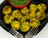 A picture of step 11 of #Methi leaves spongy ball.