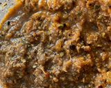 รูปขั้นตอนการทำที่ 4 ของ น้ำพริกมะขามสดสูตรใส่ปลาย่างมะแขว่น🌶️🧄(สูตรไม่ผัด)