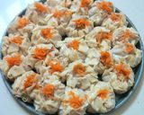 Foto langkah ke 3 dari resep Siomay Ayam Kuah + Pangsit Goreng 1 adonan daging,simpel ^^.