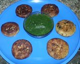 A picture of step 4 of Sweet Potato and Banana tikki.