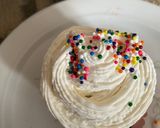 A picture of step 4 of Flax Seed Strawberry Cupcake (eggless).
