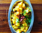 A picture of step 2 of Homestyle Jeera Aloo.