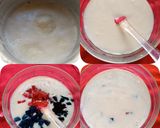 A picture of step 2 of Milk Pudding With Colourful Jelly.