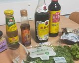 A picture of step 1 of Chinese salad.