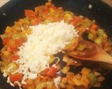 A picture of step 4 of Stuffed Chicken Breast with Peppers and Cheese.
