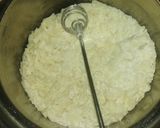 A picture of step 1 of White Chocolate Orange Mousse Parfat.