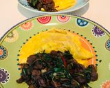 รูปขั้นตอนการทำที่ 3 ของ ข้าวไข่ข้นกระเพราเนื้อ