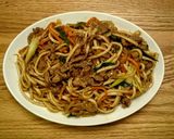 沙茶羊肉炒麵的食譜步驟8照片