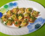 A picture of step 5 of Namkeen Monaco chaat.