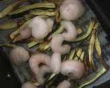 Foto del paso 4 de la receta: Calabacín con gambas y huevo en airfrayer