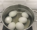 A picture of step 1 of Egg Kheema.