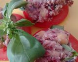 Foto del paso 6 de la receta Tapas de tomate con paté de alubias Rojas, cilantro y albahaca enriquecidas con Agua de Mar