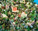 Foto del paso 4 de la receta: Ceviche de lentejas y trozos pequeños de surimi!