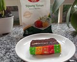 Foto langkah ke 12 dari resep Brownies Batik Tepung Ketan.