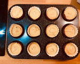 Foto del passaggio 2 della ricetta Muffin e Ciambellone di Gaufre... Pandoro o Panettone