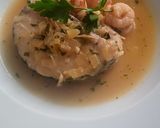 Foto del paso 6 de la receta: Merluza con gambas
