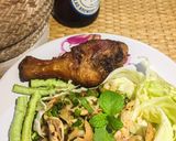 รูปขั้นตอนการทำที่ 3 ของ ลาบไก่ทอด