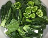 冬菇絞肉青江菜的食譜步驟1照片