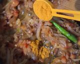 A picture of step 6 of Dahi Kathal.