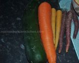 A picture of step 1 of Roses Carrot- Zucchini Tart.