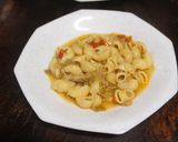 Foto del paso 5 de la receta: Coditos con sobras