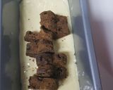 A picture of step 5 of Hidden Hearts cake.