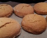 A picture of step 4 of Jamaican bulla cake.