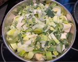 A picture of step 2 of Leek Flamiche.