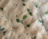 A picture of step 1 of Moringa leaf and pottato stuffed shahi paratha with moringa dip.