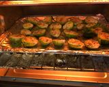 A picture of step 2 of Oven-Roasted Brussels Sprouts.