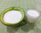 นมปั่นเมล่อน🍈🥛 วิธีทำสูตร 5 รูป