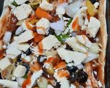A picture of step 4 of Colorful pizza.