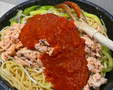 Foto del paso 6 de la receta: Pasta con salmón y verduras