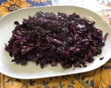 Une image de l'étape 13 de Chou rouge aux épices et bouillon de gambas.