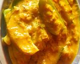 A picture of step 4 of Parwal potato subji.