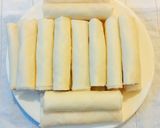 A picture of step 6 of Crab Egg Rolls 🦀🦀🦀.