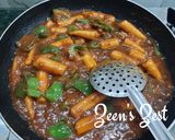 A picture of step 3 of Honey Chilli Baby Corn.