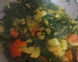 A picture of step 2 of Spinach Stir Fry.